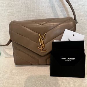 Saint Laurent Toy LouLou- Taupe